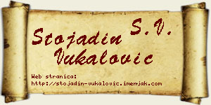 Stojadin Vukalović vizit kartica